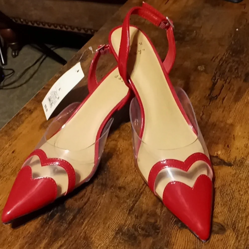 NWT sexy Red A New Day Multiple Sized Stunning Kitten 2" Heels - Picture 3 of 13